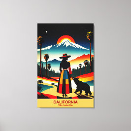 Kalifornien: där Sunshine Lives Canvastryck