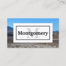Kalifornien Desert Ligcape med Namn och Monogram