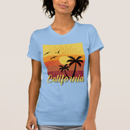 Kalifornien design - Bella+Canvas Slim Passar för  T Shirt