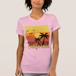 Kalifornien design - Bella+Canvas Slim Passar för  T Shirt