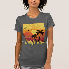 Kalifornien design - Bella+Canvas Slim Passar för  T Shirt
