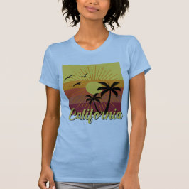 Kalifornien design - Bella+Canvas Slim Passar för  T Shirt