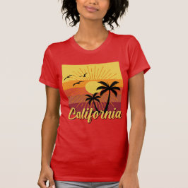 Kalifornien design - Bella+Canvas Slim Passar för  T Shirt
