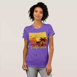 Kalifornien design - Bella+Canvas Slim Passar för  T Shirt
