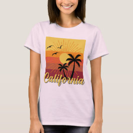 Kalifornien design - Kvinnors grundläggande T-Shir T Shirt