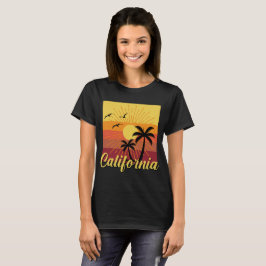 Kalifornien design - Kvinnors grundläggande T-Shir T Shirt