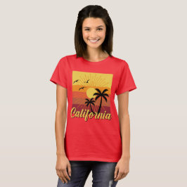 Kalifornien design - Kvinnors grundläggande T-Shir T Shirt