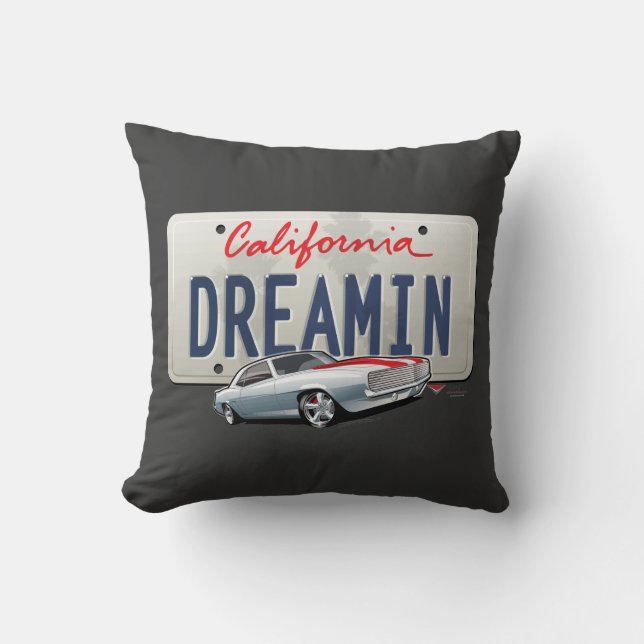 Kalifornien Dreamin Camaro KUDDER Kudde (Framsida)