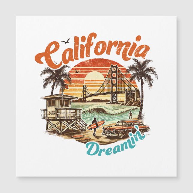 Kalifornien Dreamin" - Kustbron, Beach (Framsida)