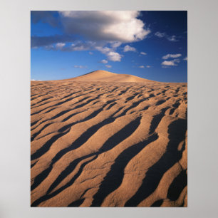 Kalifornien, Dumont Dunes i Mojaveöknen Poster