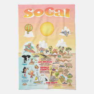 Kalifornien EInternal Summer Towel Kökshandduk