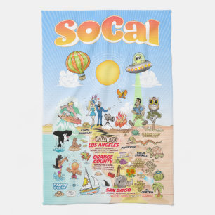 Kalifornien EInternal Summer Towel Kökshandduk