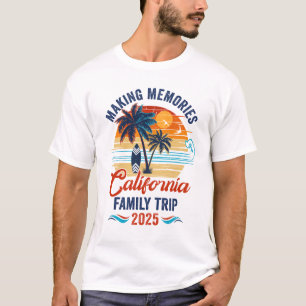 Kalifornien Family Vacation 2025 Skapar minnen til T Shirt