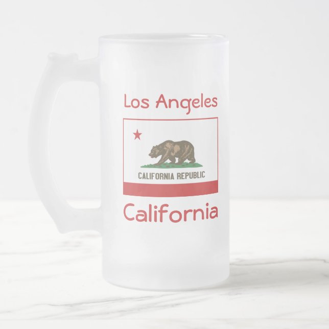 Kalifornien Flagga City Mugg (Vänster)