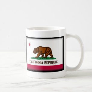 Kalifornien flagga kaffemugg