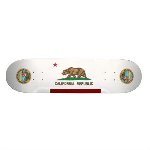 Kalifornien flagga mini skateboard bräda 18,5 cm
