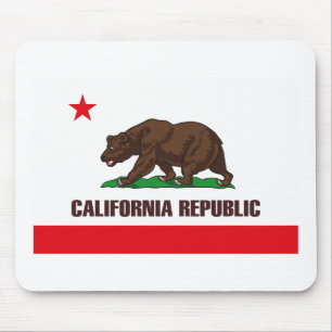 Kalifornien flagga Mousepad Musmatta