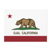 Kalifornien Flagga Ojai