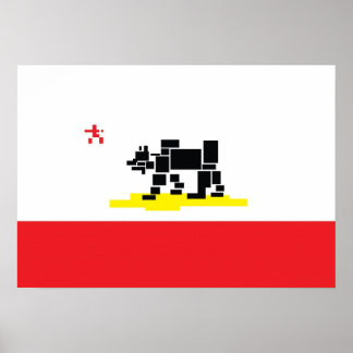 Kalifornien Flagga Poster