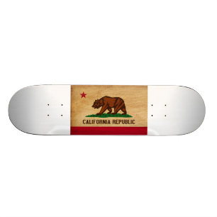 Kalifornien flagga skateboard bräda 21,5 cm
