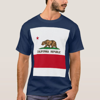 Kalifornien Flagga T Shirt