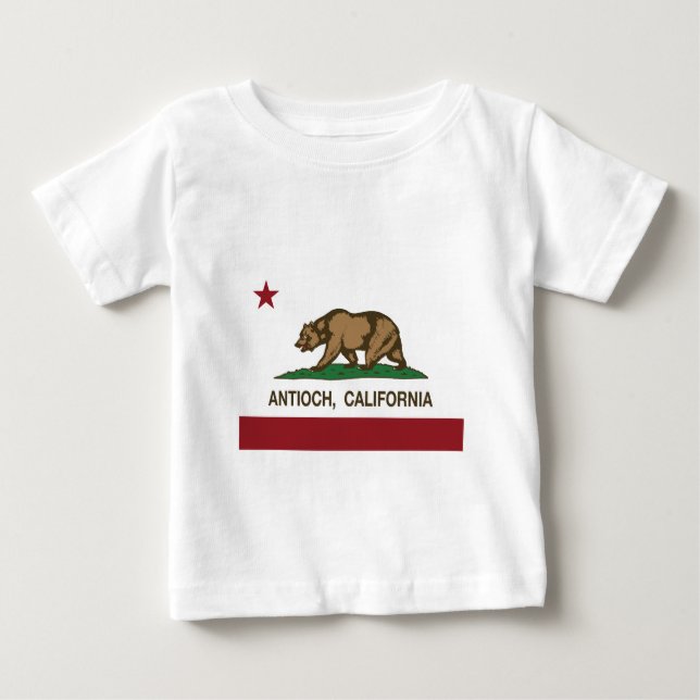 Kalifornien flaggaantioch tee (Framsida)