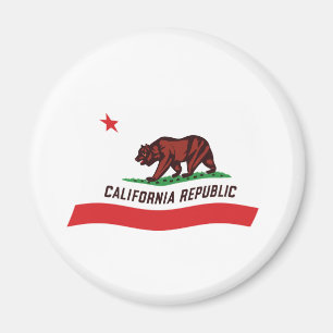 Kalifornien Flaggmagnet Magnet