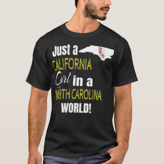Kalifornien flicka i North Carolina T Shirt