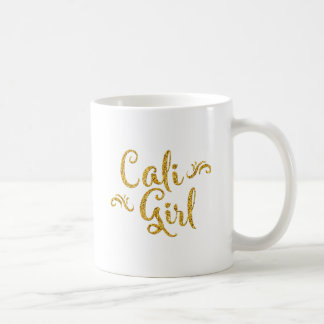 Kalifornien flicka kaffemugg