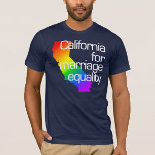 Kalifornien för giftermåljämställdhetT-tröja Tee Shirt