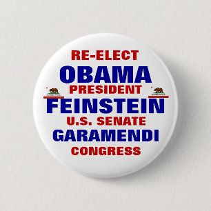 Kalifornien för Obama Feinstein Garamendi Knapp