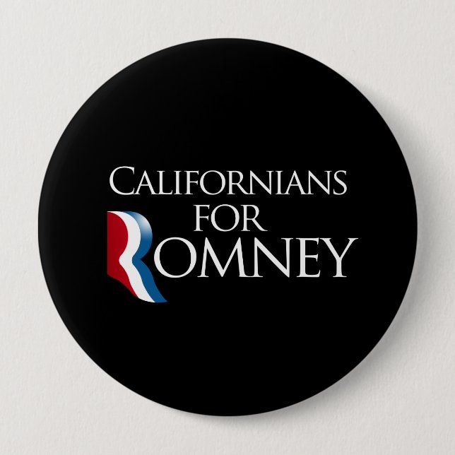 Kalifornien för Romney-.png Knapp (Framsida)