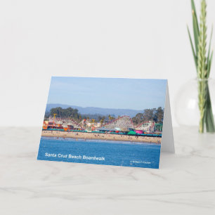 Kalifornien för Santa Cruz strandBoardwalk Kort
