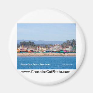 Kalifornien för Santa Cruz strandBoardwalk Magnet