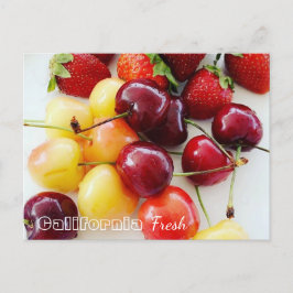 Kalifornien Fresh Fruits Vykort