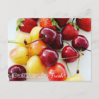 Kalifornien Fresh Fruits Vykort
