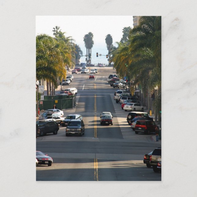 Kalifornien gata Ventura Vykort (Framsida)