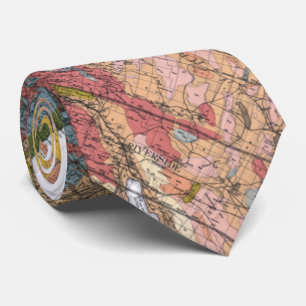 Kalifornien Geology Karta (1916) Tie Slips