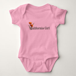 Kalifornien Girl Poppies 2 Infants Tee