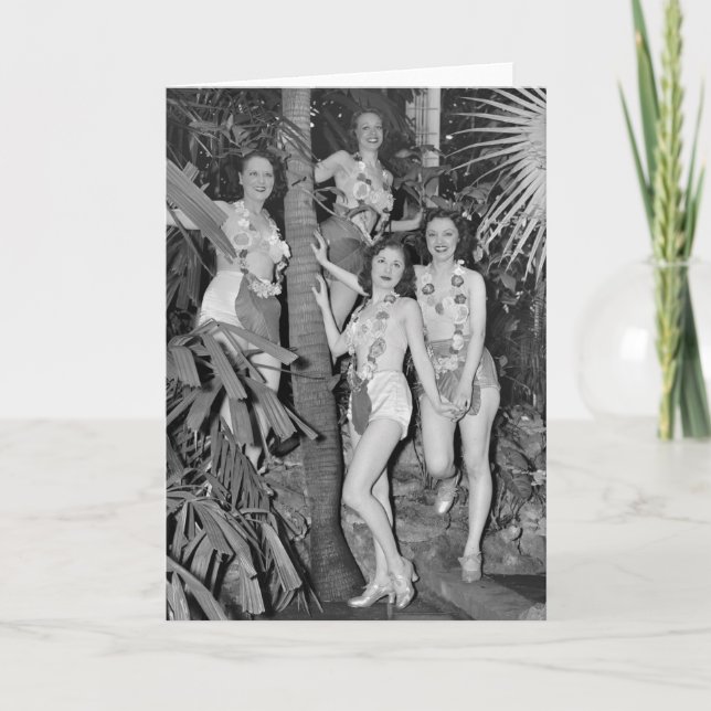 Kalifornien Girls, 1930-talet Kort (Framsida)