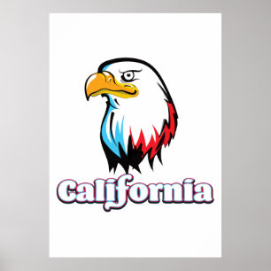 Kalifornien Golden eagle Poster