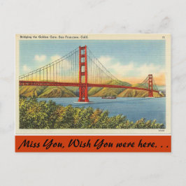 Kalifornien, Golden Grind Bridge Vykort