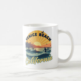Kalifornien: Golden Surfa Paradise Kaffemugg