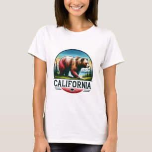 Kalifornien, Grizzly Bear T Shirt