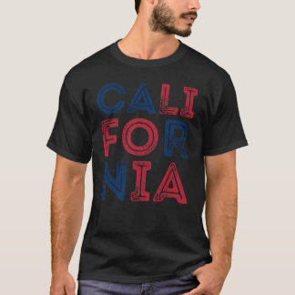 Kalifornien Grunge Stil Lettering ManarT-Shirt T Shirt