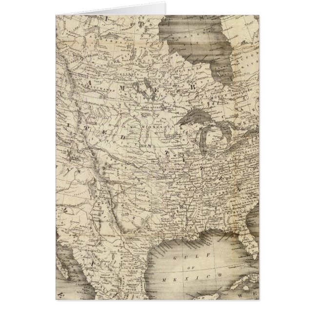 Kalifornien Guld Rush Hälsningskort (Framsidan)