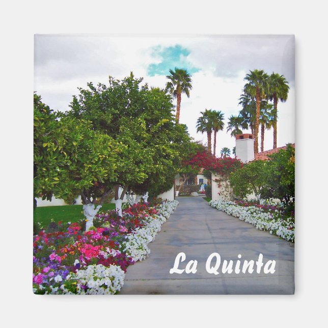 Kalifornien Handflatan Vår Area Magnet (Framsidan)