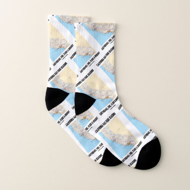 Kalifornien har fyra säsonger av jordbävningsövers strumpor (Par)