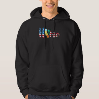 Kalifornien Home State Pride Karta Usa Hoodie