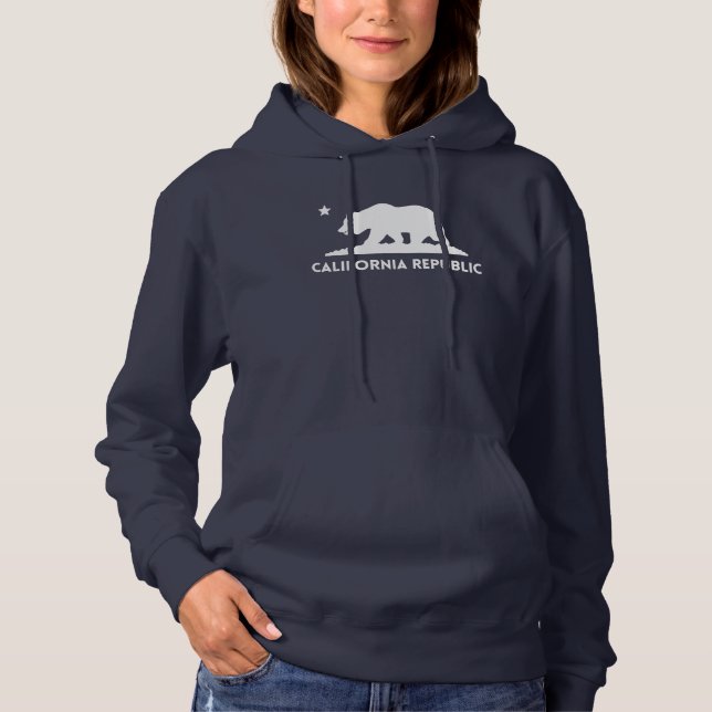 Kalifornien Hoodie T Shirt (Framsida)